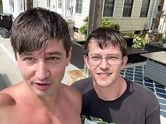 'outdoor Twunk Finn August Gets A Massive Fucking From Colby Chambers On A Lawnmower'