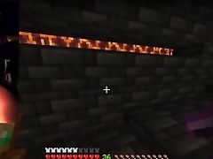 Playing Minecraft Naked Ep. 13 Mining With Wither Power