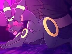 Horny Fur Covered Suggested Meaty Human Dick In Pokemon Parody Umbreedon